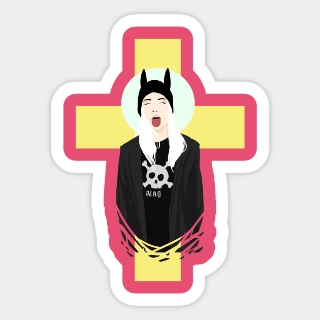 Sinner Sticker by Wmarcs